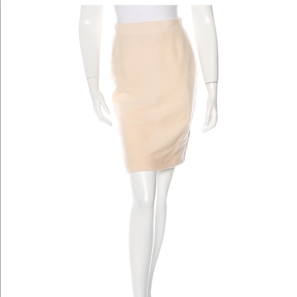 CHANEL Wool Knee Length Skirt - Picture 5 of 8